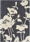 Vlněný koberec Florence Broadhurst, Floral 300 Charcoal